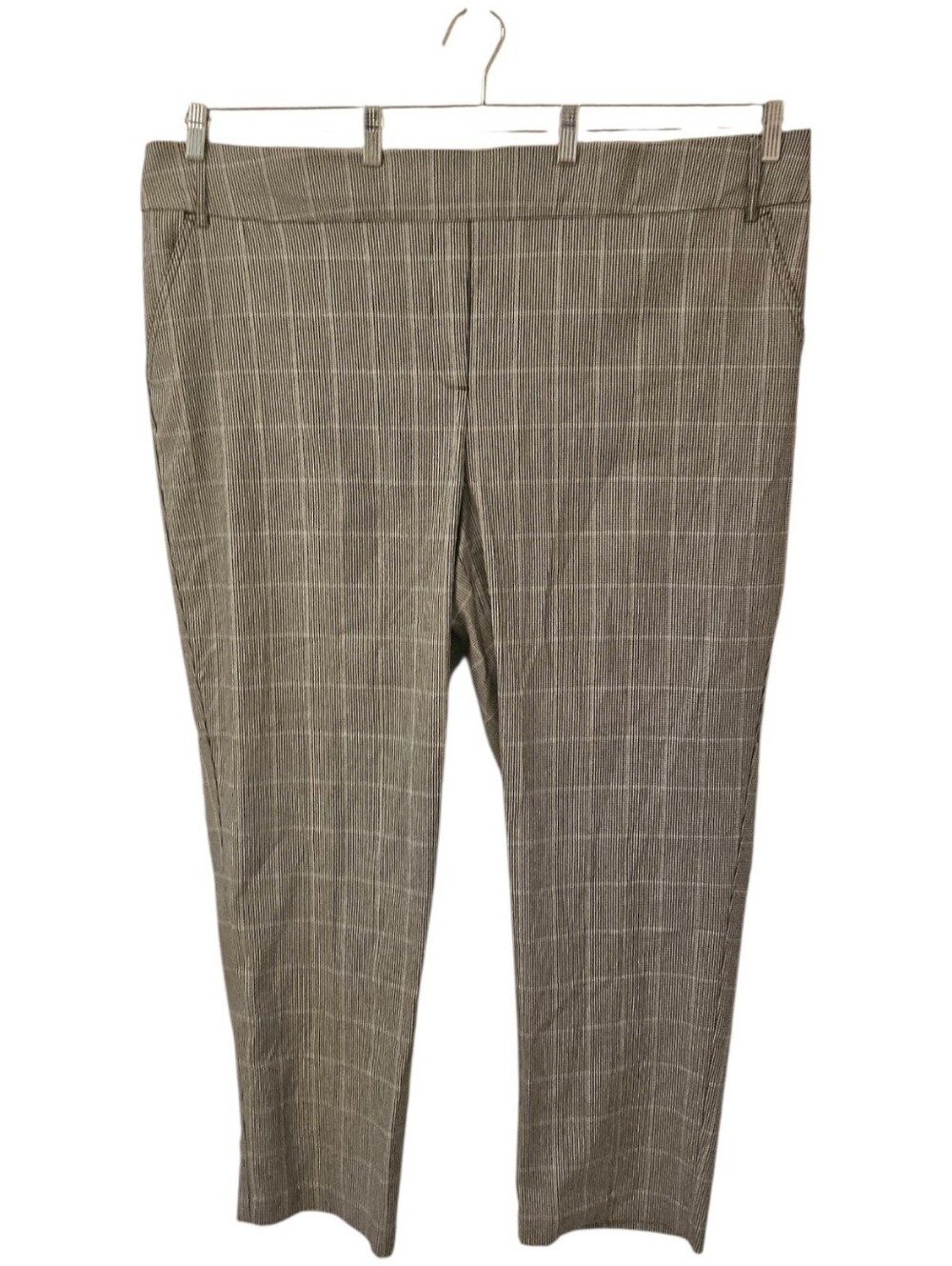 MultiColoured Penningtons Women's Micro Houndstooth Savvy-Fit Straight Leg Pants